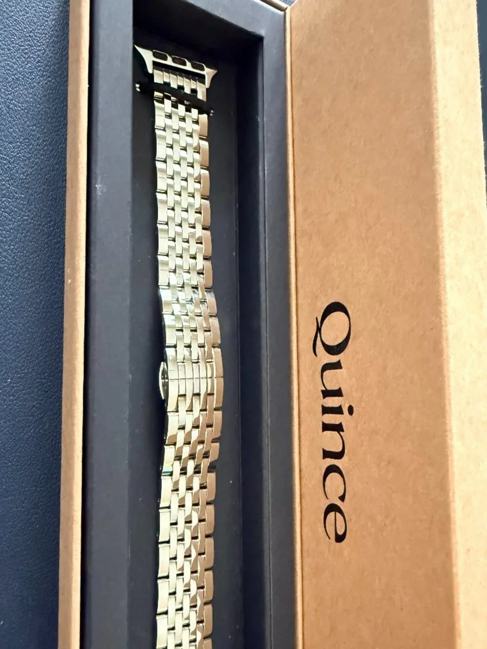 Brand New Quince Stainless Steel Bracelet Smartwatch Band - 44mm to 49mm